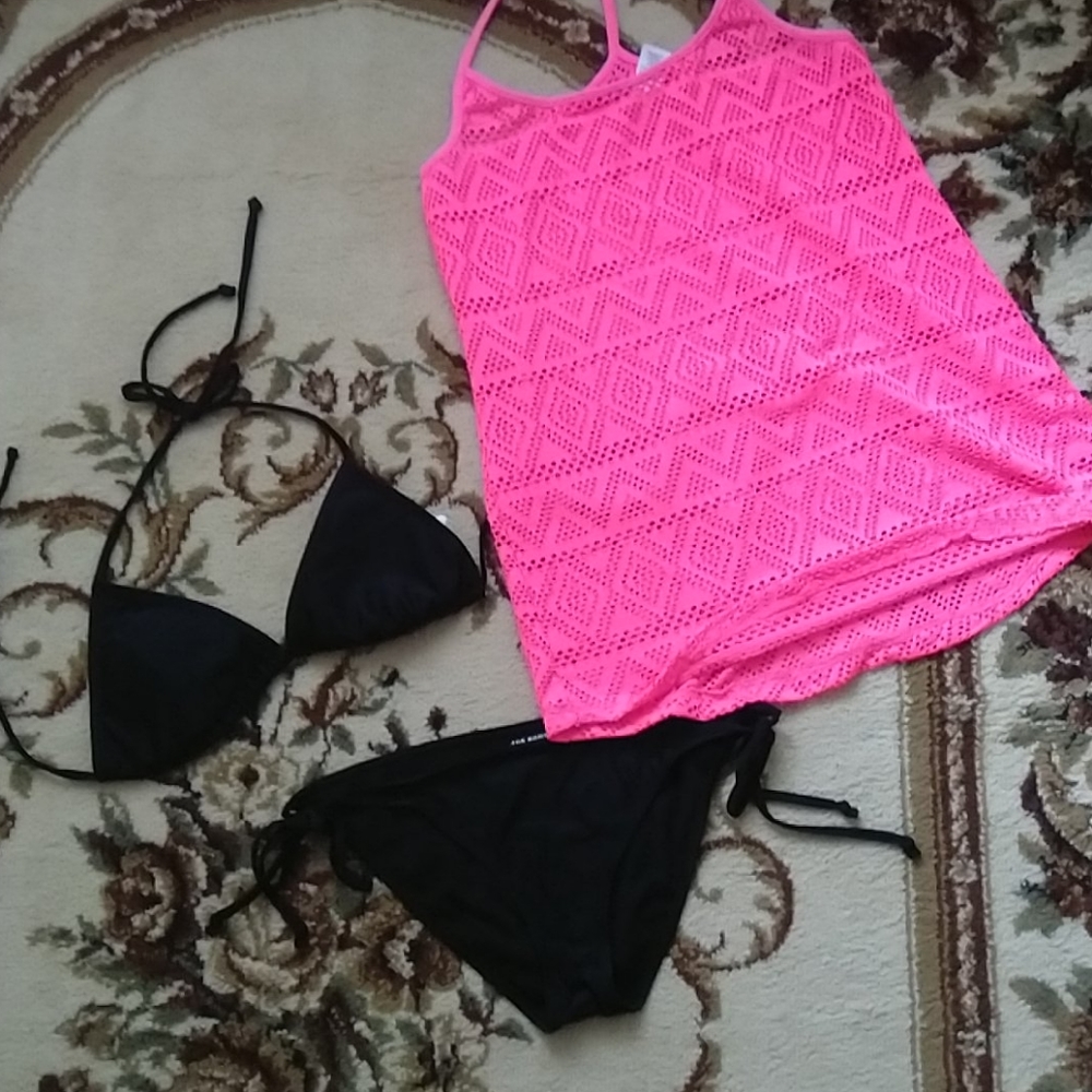 Swim bundle coverup+swim suit (bikini)